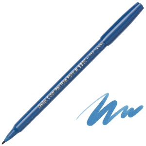 Pentel Arts Color Pen Fine Point Marker Steel Blue 117