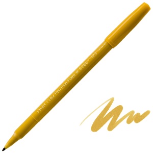 Pentel Arts Color Pen Fine Point Marker Gold Ochre 123