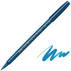 Pentel Arts Color Pen Fine Point Marker Marine Blue 133