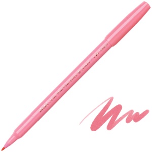 Pentel Arts Color Pen Fine Point Marker Coral Pink 135