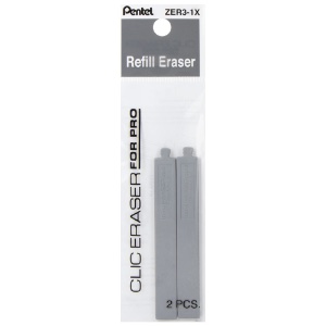 Pentel Pro Clic Eraser Refill 2 Pack