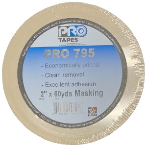 Pro Tapes Pro 795 Masking Tape 2"x60yd
