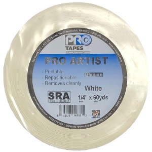Pro Tapes Pro Artist Tape 1/4"x60yd White