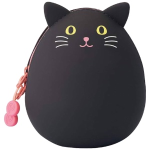 PuniLabo Egg Pouch Black Cat