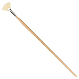 Raphael D'Artigny Interlocked White Bristle Brush Fan #6