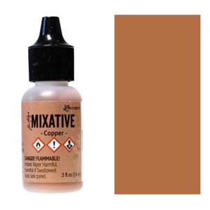 Tim Holtz Alcohol Ink Metallic Mixatives - Pearl & Copper