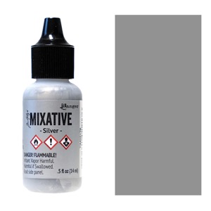 Tim Holtz Ranger Alcohol Ink Metallic Mixatives 14ml Silver
