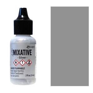 Tim Holtz Alcohol Ink Metallic Mixatives 14ml Silver