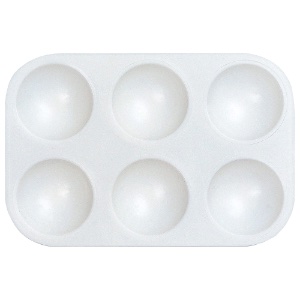 Richeson Economy Plastic Tray 6-Well