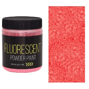 Fluorescent Powder Paint 0.5 lb Red