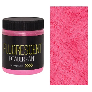 Fluorescent Powder Paint 0.5 lb Pink