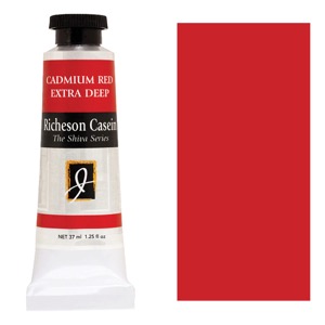 Richeson Casein Shiva Series Paint 37ml Cadmium Red Deep