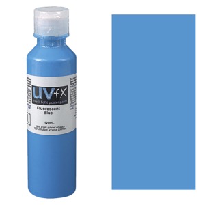 UVFX PAINT 120ml FLUOR BLUE