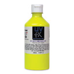 UVFX Black Light Poster Paint 250ml Fluorescent Yellow