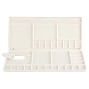 Richeson Folding Watercolor Palette 11.75"x10.5" White