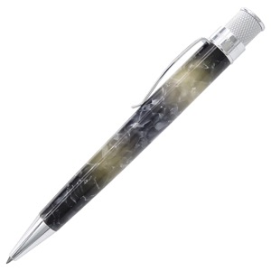 Retro 51 Tornado Acrylic Rollerball Pen Silver Lining