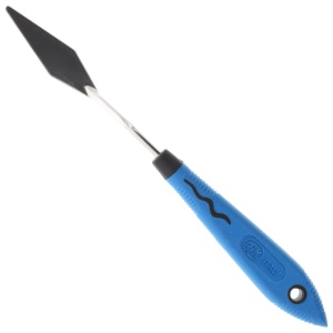 RGM Soft Grip Painting Palette Knife Blue #045