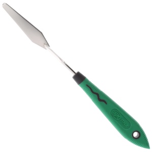 RGM Soft Grip Painting Palette Knife Green #051