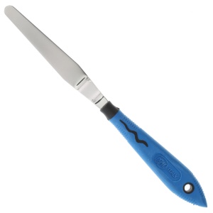 RGM Soft Grip Painting Palette Knife Blue #096
