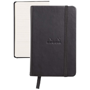 Rhodia Webnotebook Lined 3.5"x5.5" Black