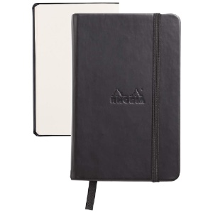 Rhodia Webnotebook Blank 3.5"x5.5" Black