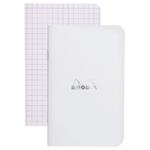 Rhodia Pocket A7 Notebook 3"x4.75" Ice