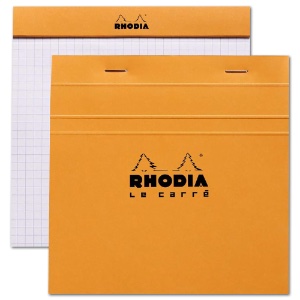 Rhodia Le Carre Graph Pad 5.75"x5.75" Orange