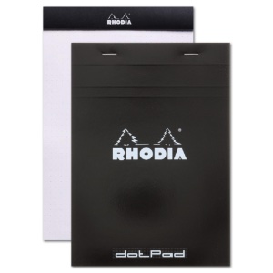 Rhodia Dot Pad 6"x8.25" Black