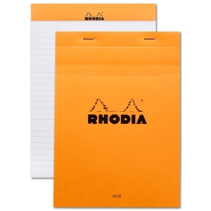Rhodia Ruled Pad 6"x8.25" Orange