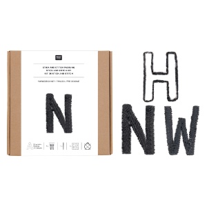Rico Design Stick & Stitch Kit Alphabet Graphic