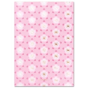 Rico Design Paper Poetry A5 Flower Notepad 50 Sheets Sakura Pink