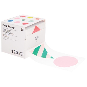 Rico Design Paper Poetry Sticker Roll 120 Set Happy Birthday