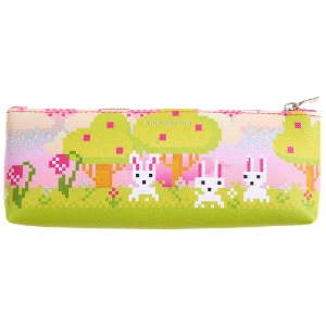 Rico Design Paper Poetry Pencil Case 7.9"x3" Pixel Landscape