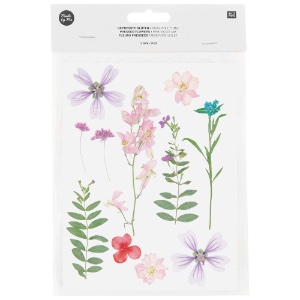 Rico Design Pressed Flower 11 Set Pink Violet Mix