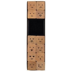 Rico Design Wooden Stamp 13 Set Smile
