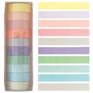 Rico Design Paper Poetry Washi Tape 10 Set Pastels