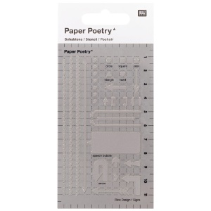 Rico Design Paper Poetry Journaling Stencil Arrows