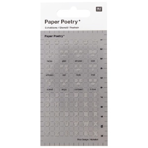 Rico Design Paper Poetry Journaling Stencil Emotions