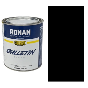 Ronan Paints Bulletin Enamel 32oz Black