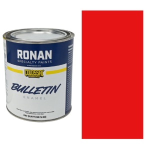 Ronan Paints Bulletin Enamel 32oz Scarlet Red