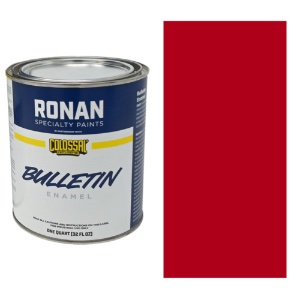 Ronan Paints Bulletin Enamel 32oz Cherry Red