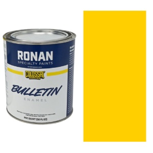 Ronan Paints Bulletin Enamel 32oz Process Yellow