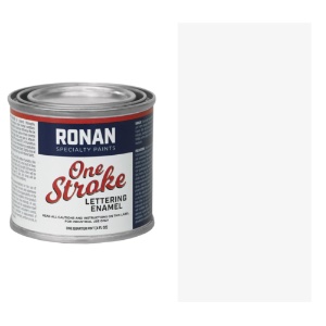 Ronan Paints One Stroke Lettering Enamel 4oz White