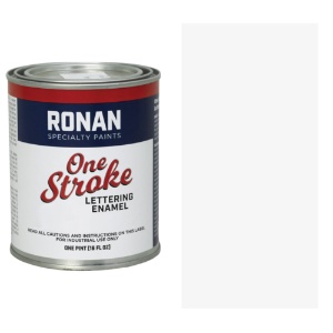 Ronan Paints One Stroke Lettering Enamel 16oz White