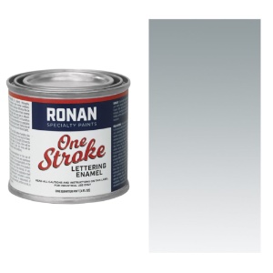 Ronan Paints One Stroke Lettering Enamel 4oz Imitation Silver
