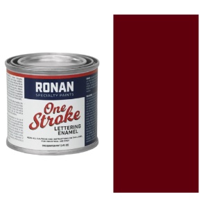 Ronan Paints One Stroke Lettering Enamel 4oz Carmine