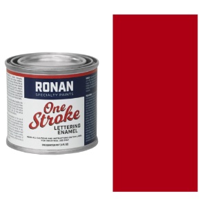 Ronan Paints One Stroke Lettering Enamel 4oz Cherry Red