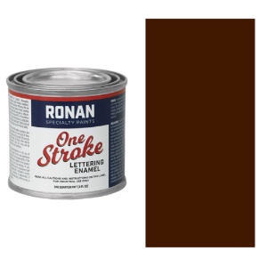 Ronan Paints One Stroke Lettering Enamel 4oz Medium Brown