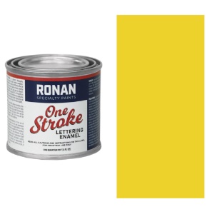 Ronan Paints One Stroke Lettering Enamel 4oz Light Yellow