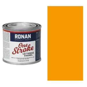 Ronan Paints One Stroke Lettering Enamel 4oz Golden Yellow